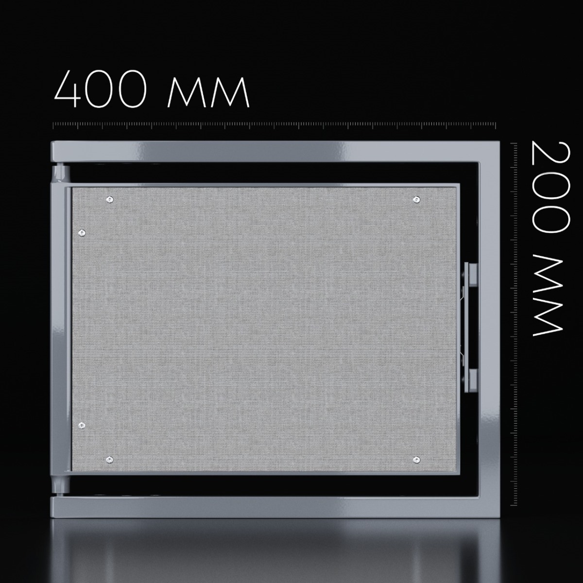 Люк одностворчатый Shagma 40х20 ревизионный под плитку ЛС400x200Г 5 Люк одностворчатый Shagma 40х20 ревизионный под плитку ЛС400x200Г — изображение 5